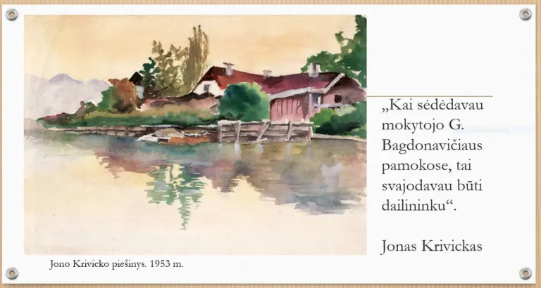Nuotrauka 2: Jonas Krivickas – Mokytojas iš didžiosios raidės