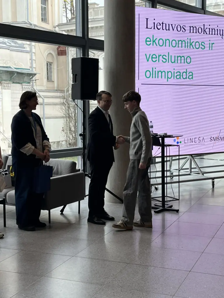 Nuotrauka 1: 31-oji Lietuvos mokinių ekonomikos ir verslumo olimpiada
