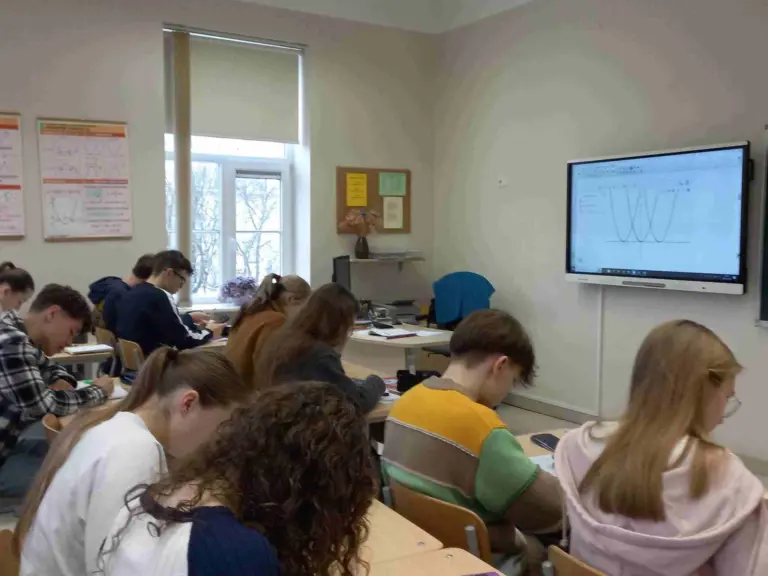 Nuotrauka 3: Svečiai matematikos pamokoje