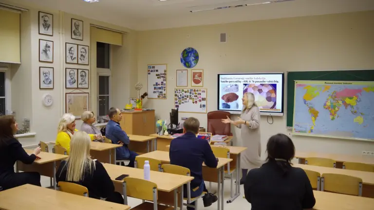 Nuotrauka 1: Atvirų durų diena gimnazistų tėveliams
