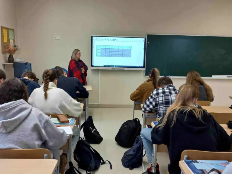 Nuotrauka 4: Svečiai matematikos pamokoje