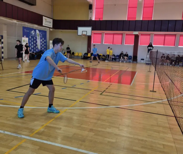 Nuotrauka 2: Lietuvos mokyklų žaidynių finalinės badmintono varžybos