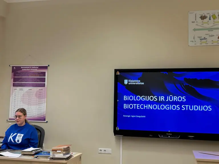 Nuotrauka 2: Susitikimas su JJG alumne Agne Dargužaite