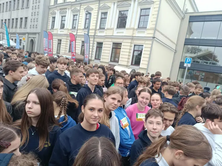 Nuotrauka 3: Janoniečiai – aktyvūs Šiaulių miesto gimtadieniui skirto bėgimo dalyviai!