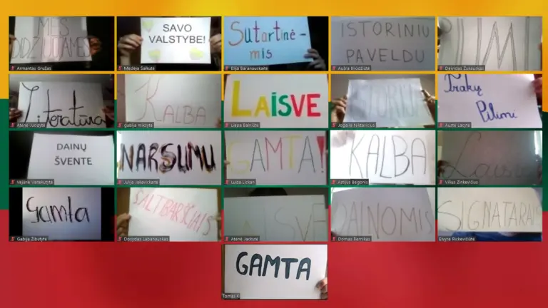 Sveikiname visus su artėjančia Lietuvos valstybingumo atkūrimo švente!