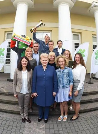 Lietuvos mokyklų žaidynių apdovanojimai Prezidentūroje