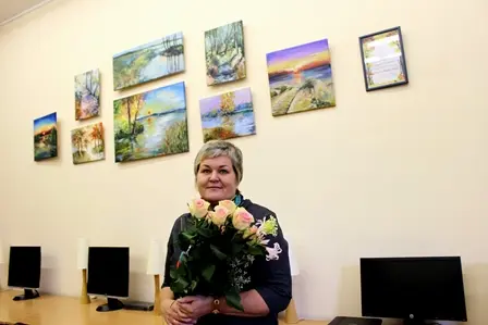 Ingridos Budraitienės tapybos darbų paroda „Rudens spalvų paletė”