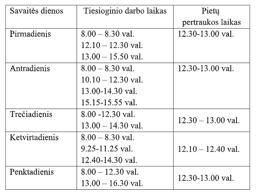 Nuotrauka 1: Ugdymas karjerai