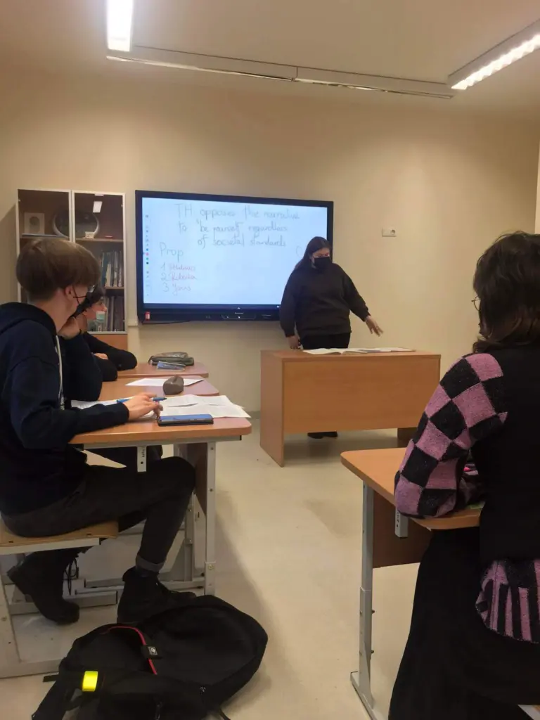 Nuotrauka 2: Gimnazijoje vyko draugiški debatai