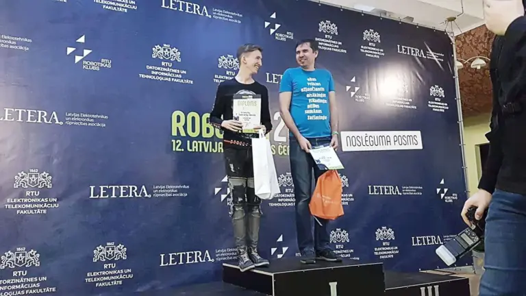 Robotikos varžybos Rygoje
