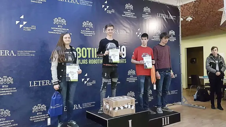 Robotikos varžybos Rygoje
