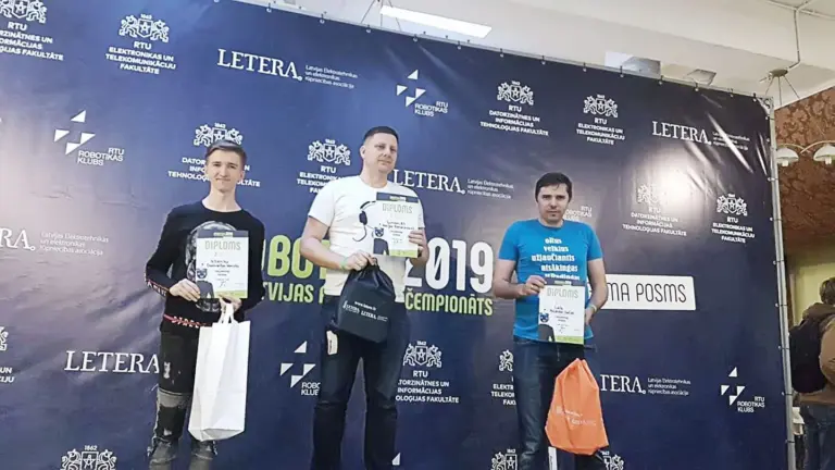 Robotikos varžybos Rygoje