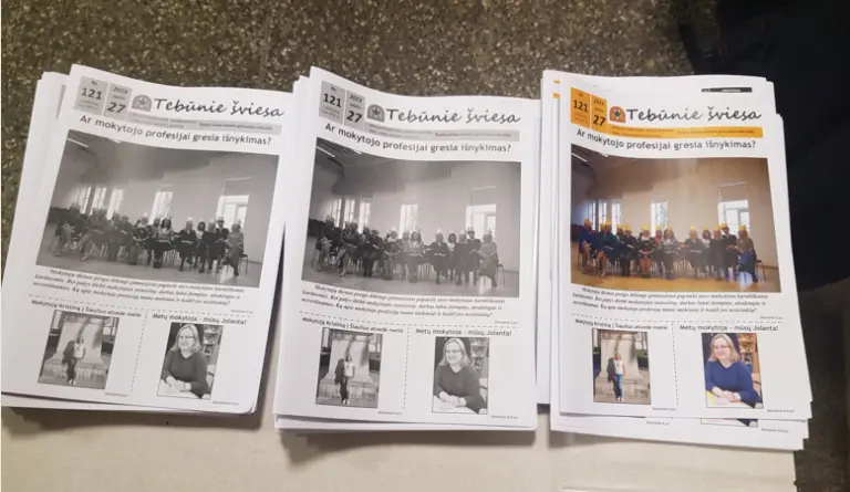 Nuotrauka 2: Gimnazijos žurnalistų klubas „Tebūnie šviesa”