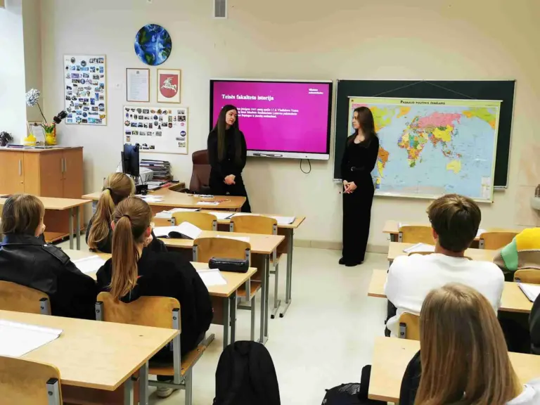 Nuotrauka 2: VU Teisės fakulteto studijų programų pristatymas