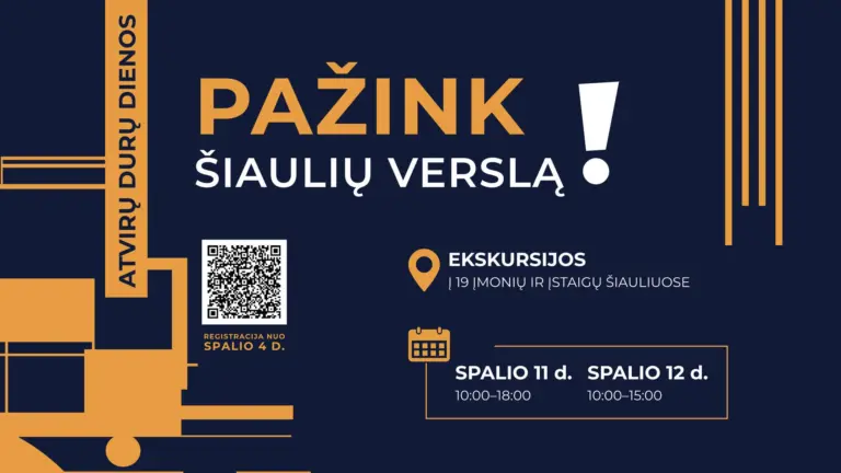 Atvirų durų diena „Pažink Šiaulių verslą!“